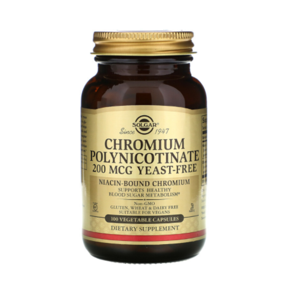 솔가 <b>크롬 폴리니코티네이트 200mcg</b> 100베지캡슐