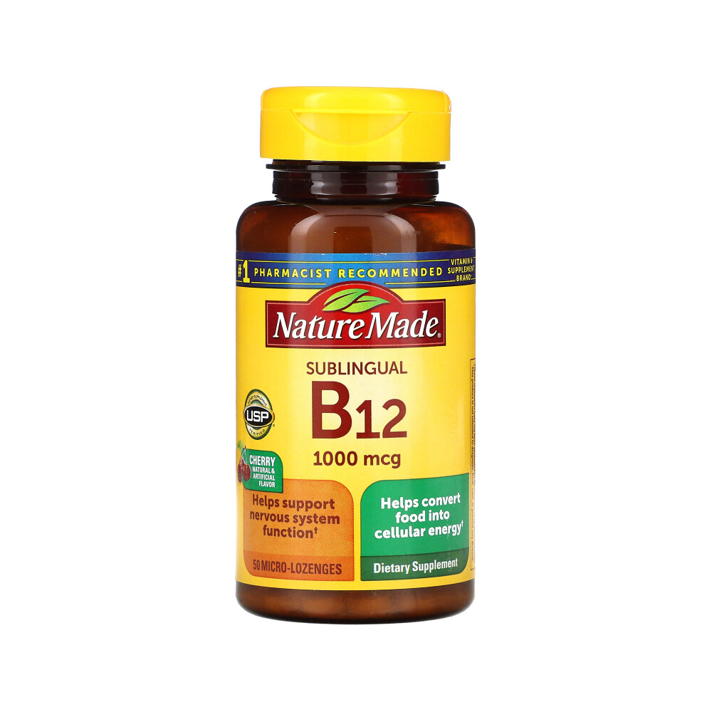 네이처메이드 <b>비타민B12</b> 1000mcg 50로젠지