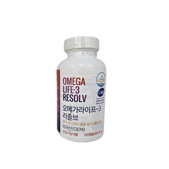 유니시티 <b>기타</b> 유니시티 <b>오메가3</b> 오메가라이프3 리졸브 120캡슐 1개월분