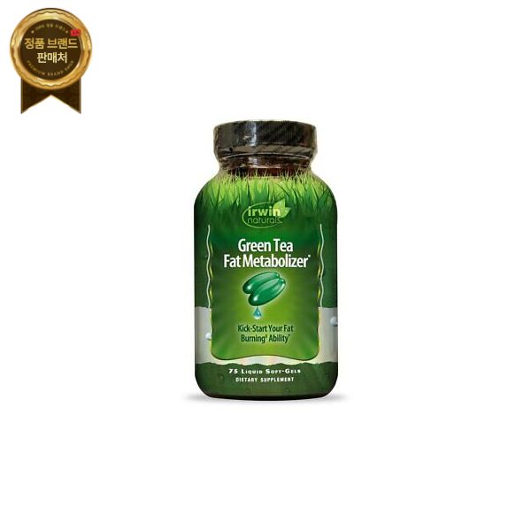 Irwin Naturals <b>어윈 내추럴</b> 녹차 지방대사제 75캡슐