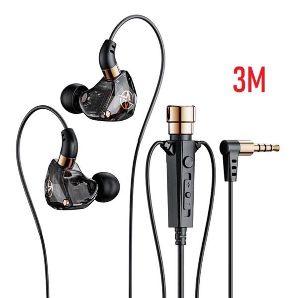 이어폰 골전도 KT-02 이어 헤드폰 마이크 포함 소음 <b>감소</b> 노래 놀이 게임 라이브 방송용 3.5mm