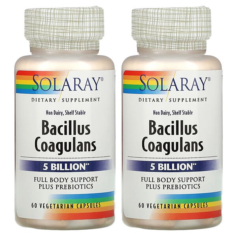 솔라레이 <b>바실러스 코아귤런스</b> 25억 60베지캡슐 x 2개