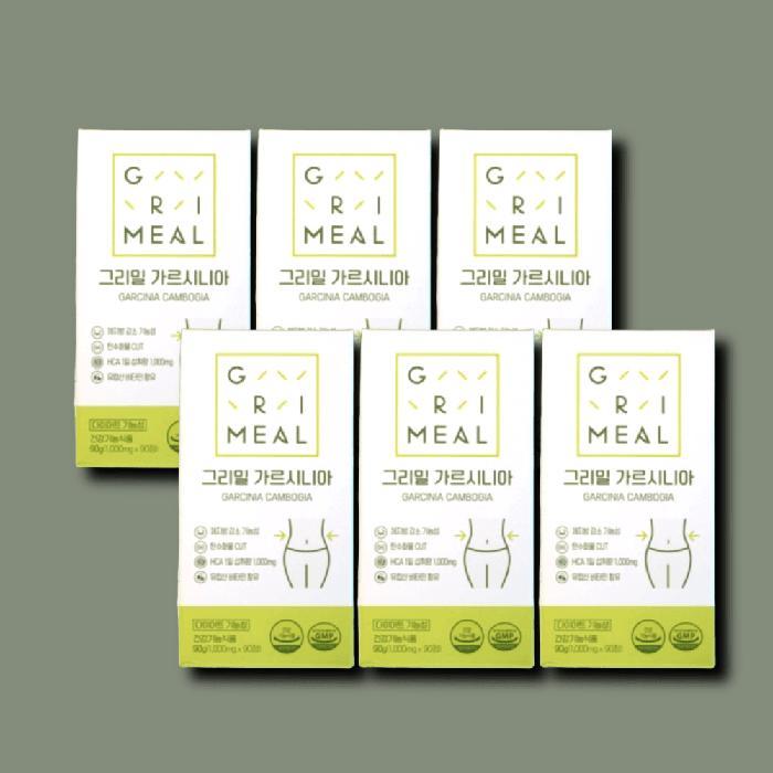 <b>그리밀</b> 기타 <b>그리밀</b> 가르시니아 1000mg 90정 6개
