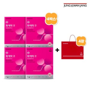 정관장 [정관장] 화애락큐 토탈솔루션 (25ml X 14병) 4박스 + 쇼핑백 4장