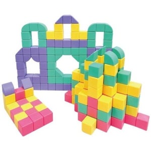 조이매스 버니맥 베이직 자석블록100pcs+러닝팩100pcs 유치원 기관 단체 교구 놀이 학습