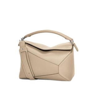 로에베 여성 베이지 탑 핸들백 A510P49X26 5541