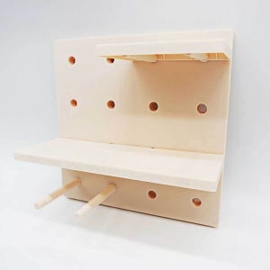 어후크 심플선반 타공판보드 살색 선반 타공판 어후크 다용도후크 타공판보드 심플선반