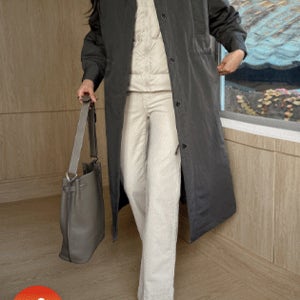 바네사 트렌치 패딩 코트