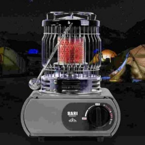 카키 캠핑용 난로 360도 입체 난방 차박 가스 히터