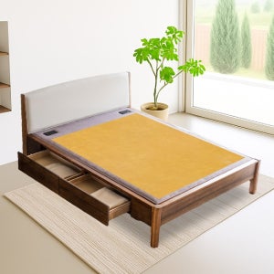 건강한 온기를 담은 황토흙 온돌침대 (퀸,서랍) HM223