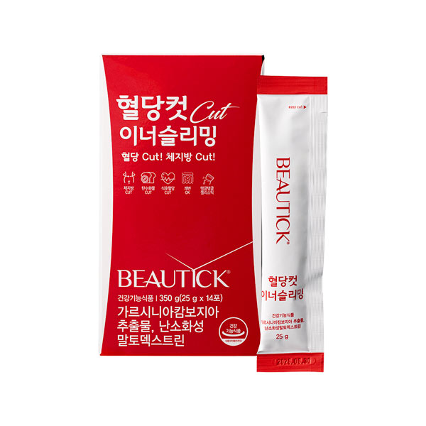 [선물하기 1+1]<b>뷰틱</b> 혈당컷 <b>이너슬리밍</b> (25g x 14포)