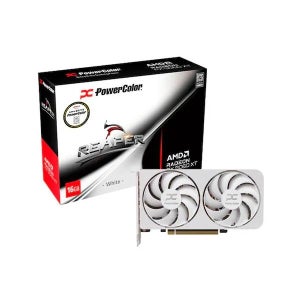 PowerColor 라데온 RX 9060 XT Reaper White OC D6 16GB 대원씨티에스