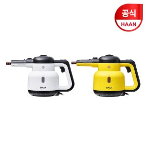 한경희생활과학 한경희 파워스팀 핸디형 스팀청소기 HS-201Y(옐로우) 찌든때 창문 욕실 차량 고온살균청소 320ML 5종악세서리
