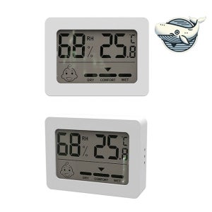 스마트 실내 기온 습도계 벽부착형 모니터링 습도 두가지기능 아이방 아기방 지침 침실