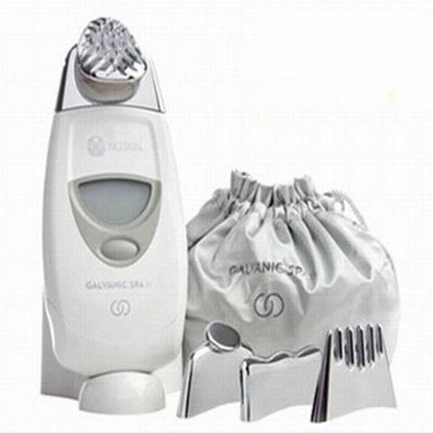 <b>뉴스킨</b> 갈바닉 스파 전동 눈가 마사지기 SPA 바디 <b>지방</b>분해 세안기  기본 색상  구형 3세대 흰색 SPA