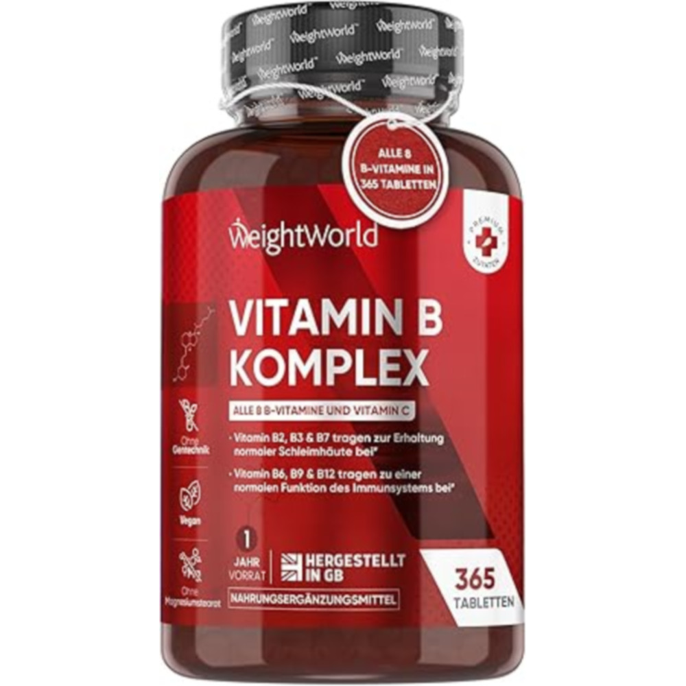 <b>웨이트월드</b> <b>비타민</b>B 컴플렉스 365정 8종 비건 <b>비타민</b> 2개