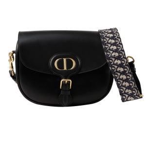 [정품인증] 디올 라지 바비백 블랙 금장 중고 M9320UMOB 바비 숄더 크로스백