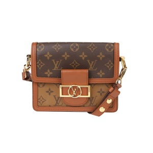 [정품인증] 루이비통 미니 모노그램 리버스 캔버스 도핀 숄더 크로스백 M44580 중고