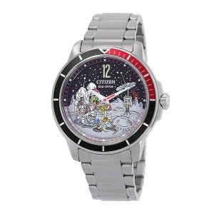 시티즌 미키 우주비행사 에코드라이브 남성 시계 1350649 Mickey Astronaut 코크 베젤 AW1709 54W 133989091