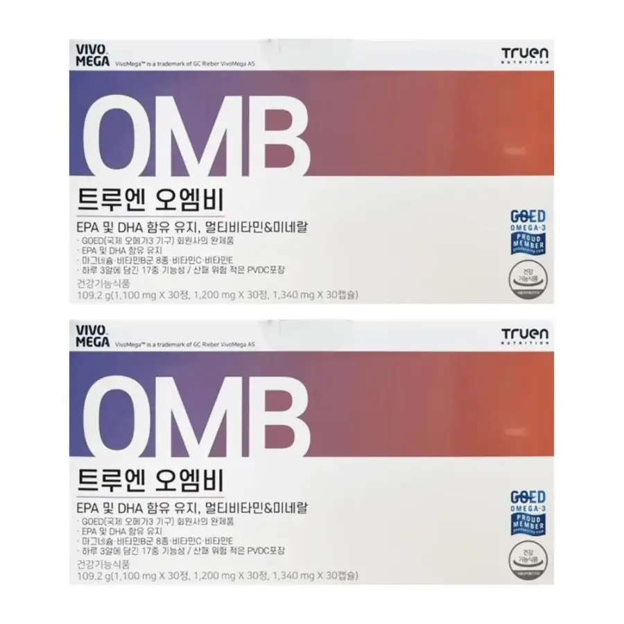 <b>트루엔</b> 오엠비 ONB 비타민B <b>마그네슘</b> OMB 오엔비 트루엠 오메가 2개 DJ