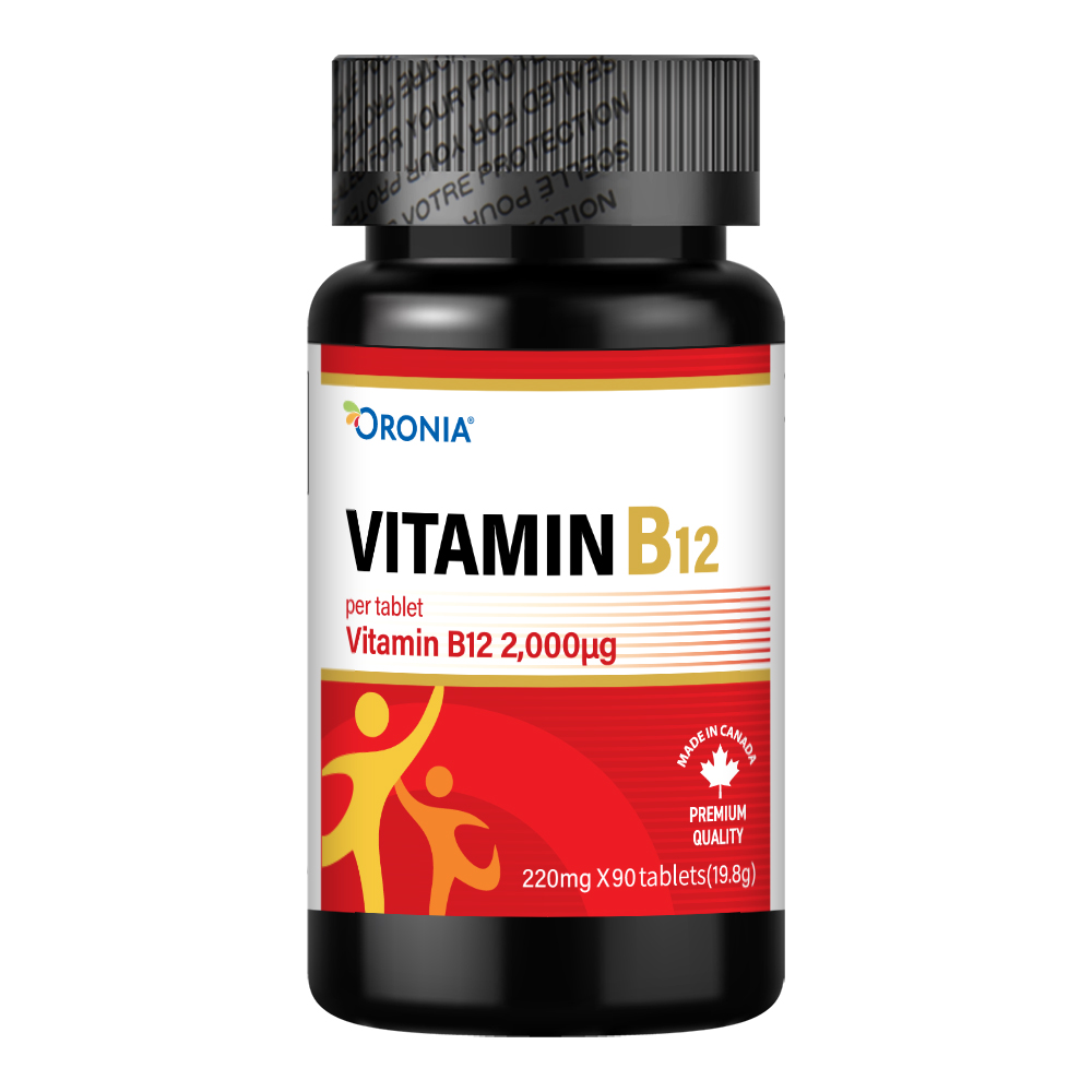 오로니아 비타민 B12 단일제 고함량 90캡슐, 1개