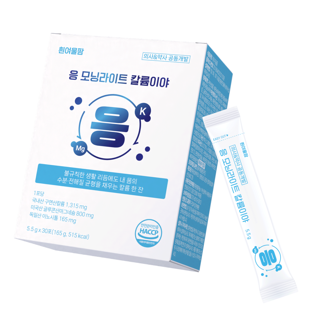 흰여울팜 응 모닝라이트 <b>칼륨</b>이야 5.5g x 30포, 1개