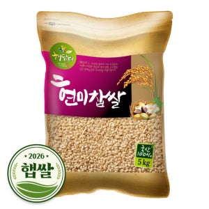 2026년 햅쌀 국산 현미찹쌀 찰현미 5kg