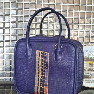 악어가죽페인팅 (소) 코발트블루, 꽃과나비작가