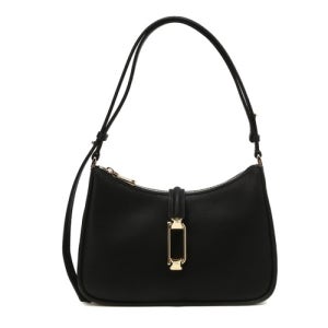 [닥스 액세서리] 닥스 D락장식 가죽 숄더 겸 크로스백 DCBA6E963BK