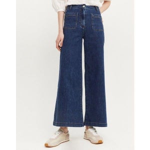 아떼바네사브루노 블루 워싱 면혼방 데님팬츠 WVPA5B738B2