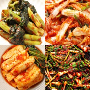 입맛에 따라 골라담는 김치 4종(쌈배추겉절이 총각김치 갓김치 파김치)