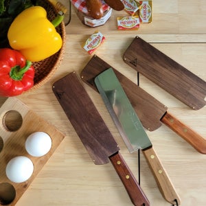 캠핑중식도(대)칼집세트 주방칼 부엌칼 무료각인 선물포장, 석섬목공방