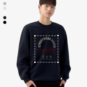 마플 5928-01 스탠다드 핏 맨투맨 (쭈리 기모)  1장부터 주문제작 커스텀 단체 굿즈 판촉물 기념품