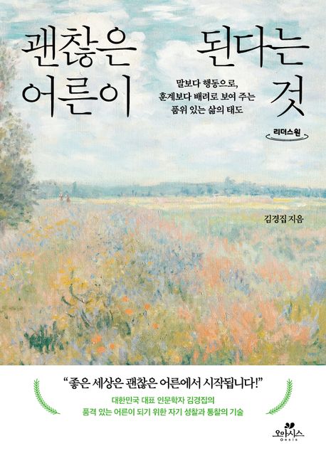 괜찮은어른이된다는것[큰글자도서]