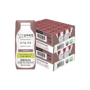 [롯데백화점] 상하목장 유기농우유 코코아 125ml 48팩 LE1220676536