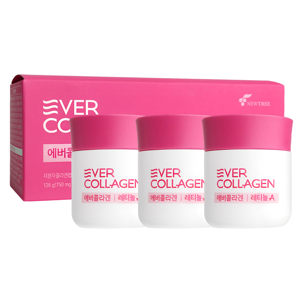 에버콜라겐 레티놀A 트리펩타이드 콜라겐 56정, 3개