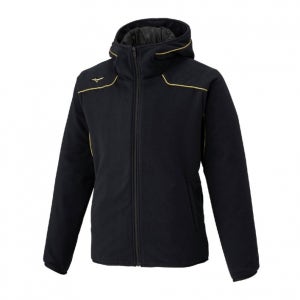 미즈노 프로 동계 플리스 후디 집업 2409 블랙