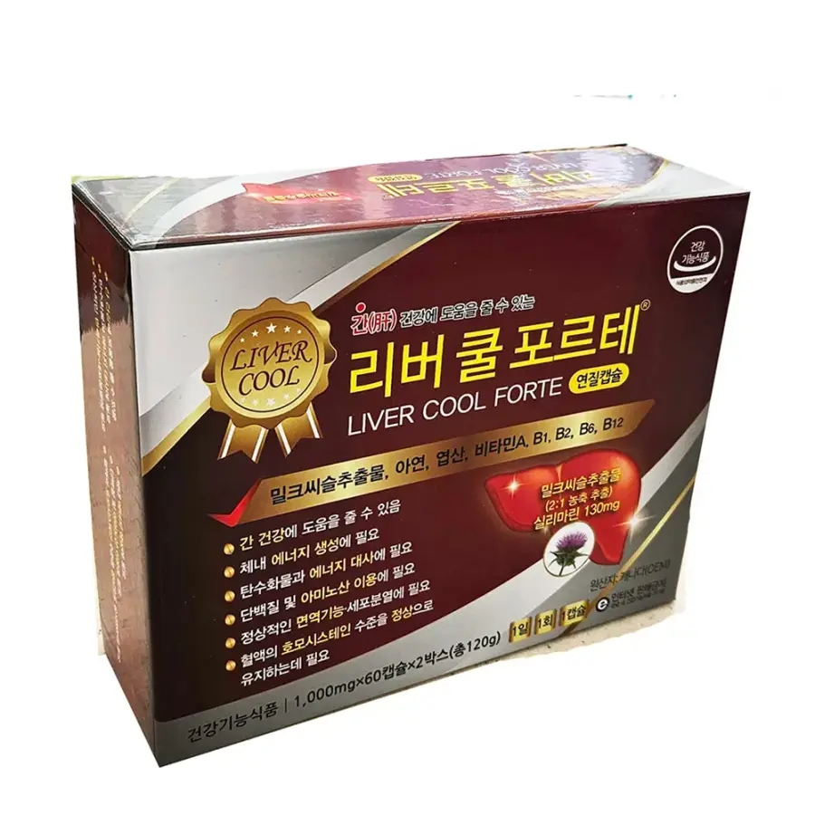 <b>리버 쿨 포르테</b> 120캡슐 밀크씨슬추출물/<b>리버쿨포르테</b>