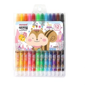 어린이 색연필 12색 미술도구 색칠놀이 유아미술도구  평점상위