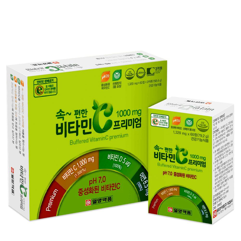 <b>일양약품</b> 속편한 중성화 <b>비타민C</b> 60정, 1개