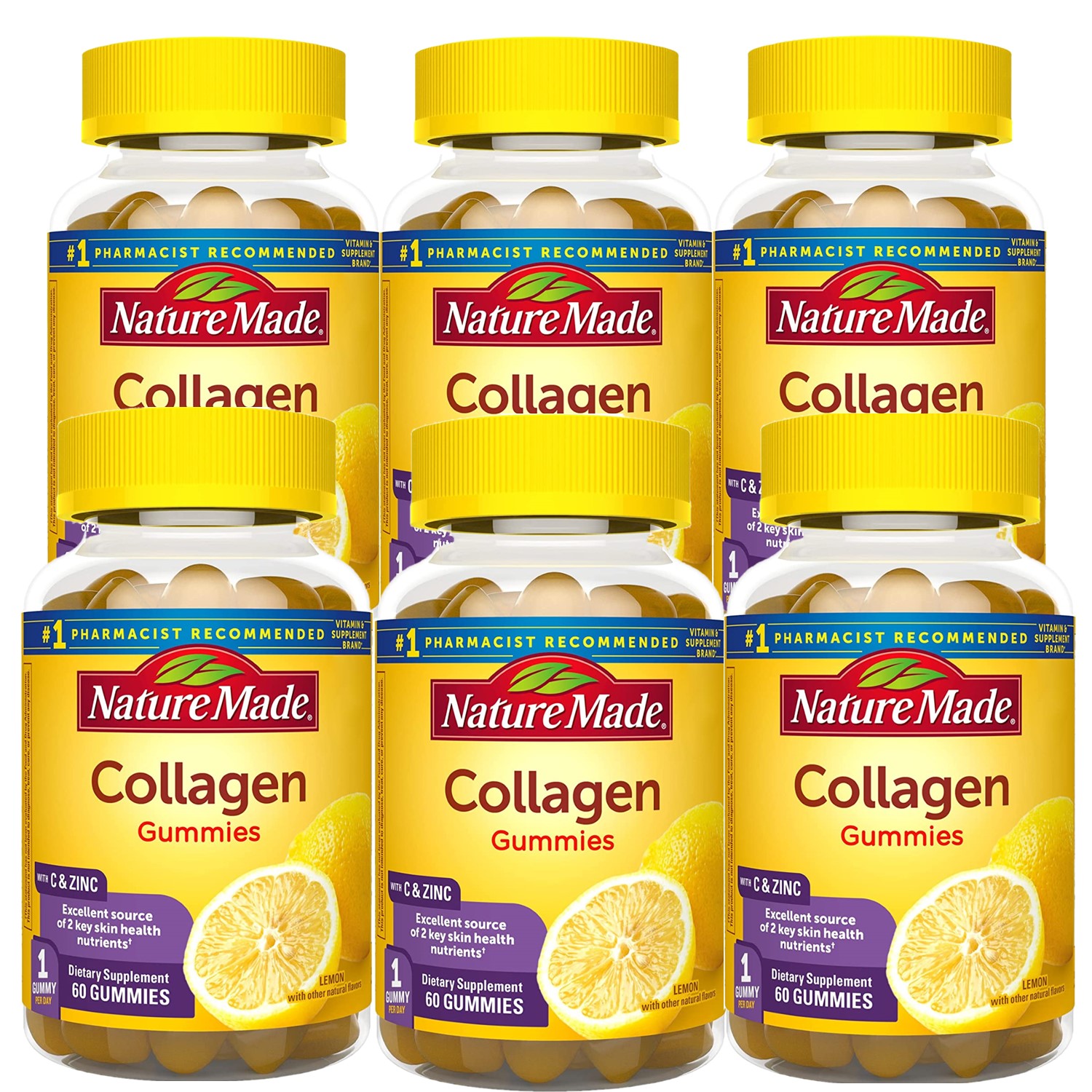 네이처메이드 콜라겐 젤리 60구미, 5개