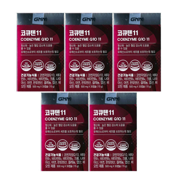 GNM자연의품격 코큐텐11 코엔자임Q10 500mg 30캡슐, 4개