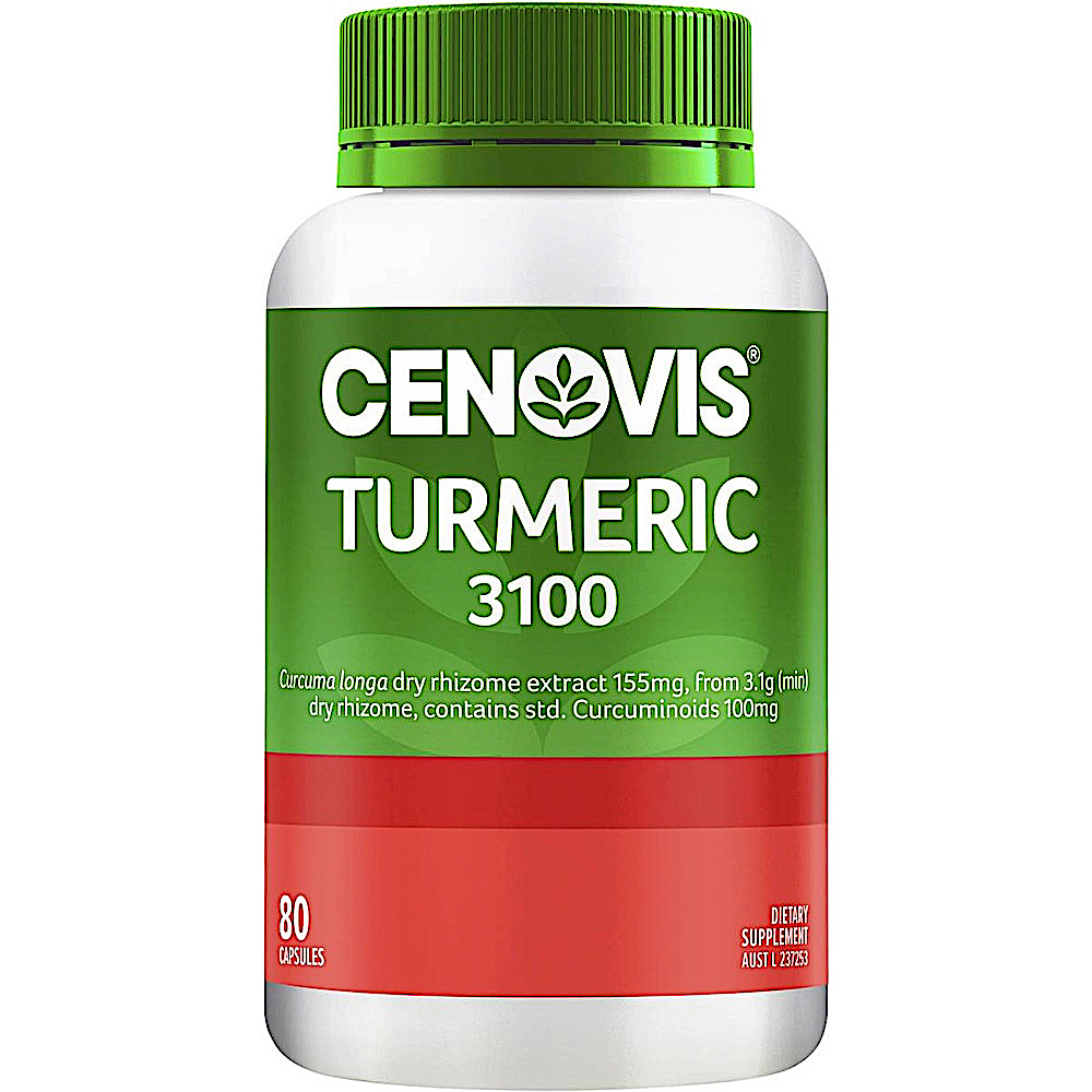 세노비스 <b>터메릭</b> 강황 3100 80캡슐, 3개