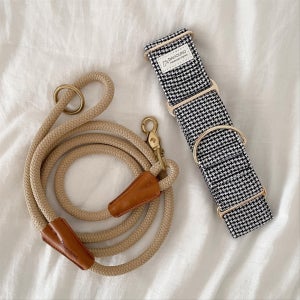 하운드투스 강아지 목줄 리드줄 세트, 다하운드 (Dahound)