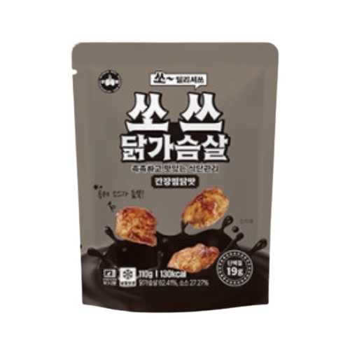 쏘쓰 닭가슴살 간장찜닭맛 제품 이미지