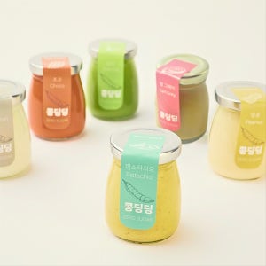 콩딩딩 맛보기세트 -국산콩으로 만든 무설탕수제 비건푸딩, 콩딩딩