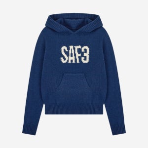 사파리스팟  1/2 Region Motors Club Knit Hoodie (Blue)