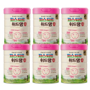파스퇴르 위드맘 제왕 분유 1단계 750g 6개