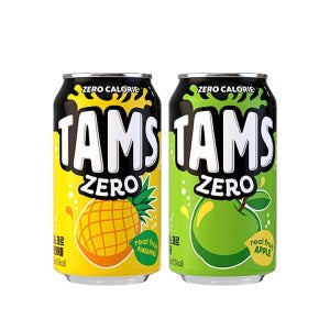 탐스제로 사과 파인애플 355ml x 24캔