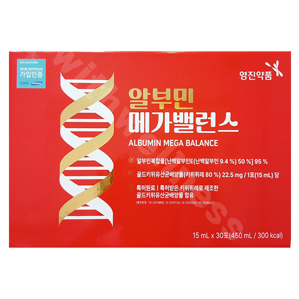 영진약품 알부민 <b>메가</b> 밸런스 15ml x 30포, 1개